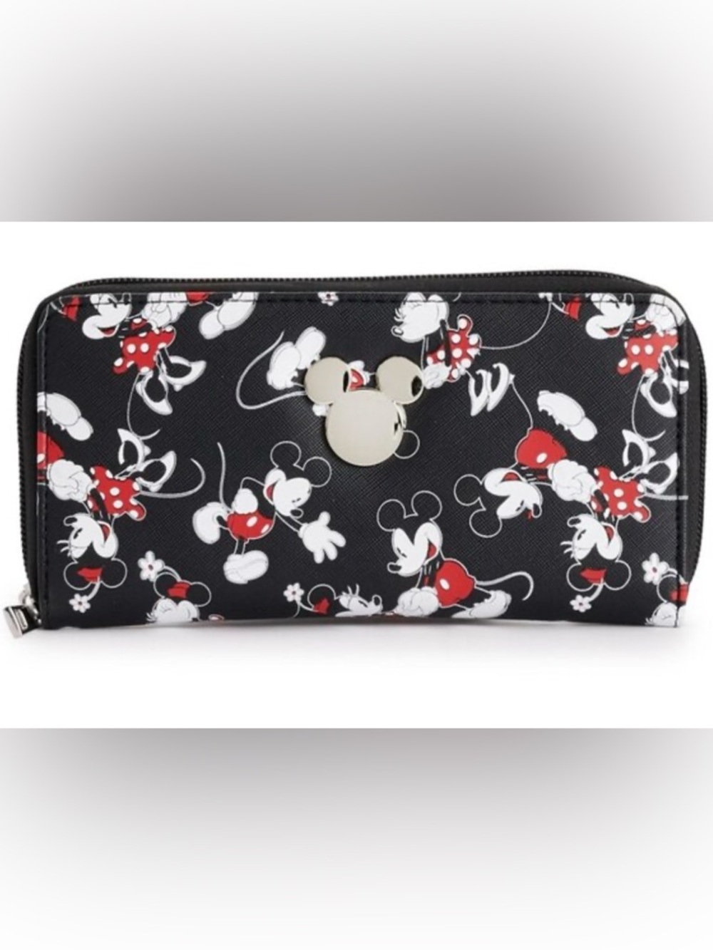 DISNEY MICKEY & MINNIE ZIP AROUND WALLETY